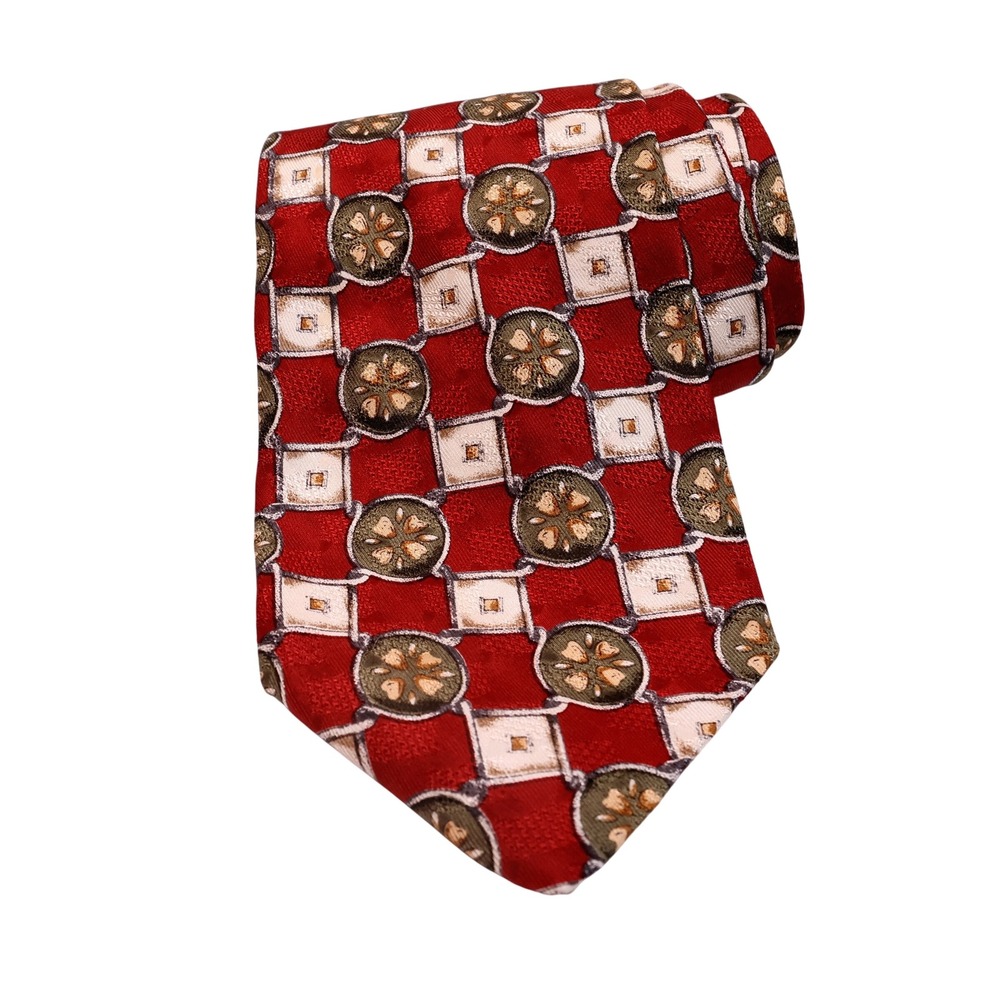 Robert Talbott Studio Britches Necktie Geometric Pattern Silk Tie